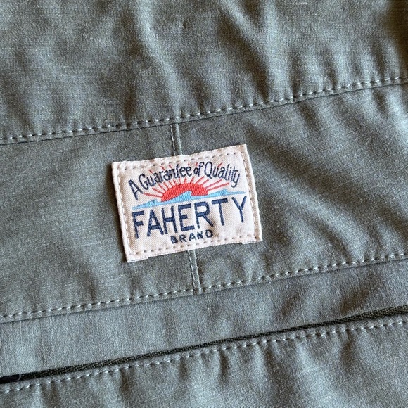 Faherty 36 All Day Sorts tan casual flat front shorts - Picture 10 of 10